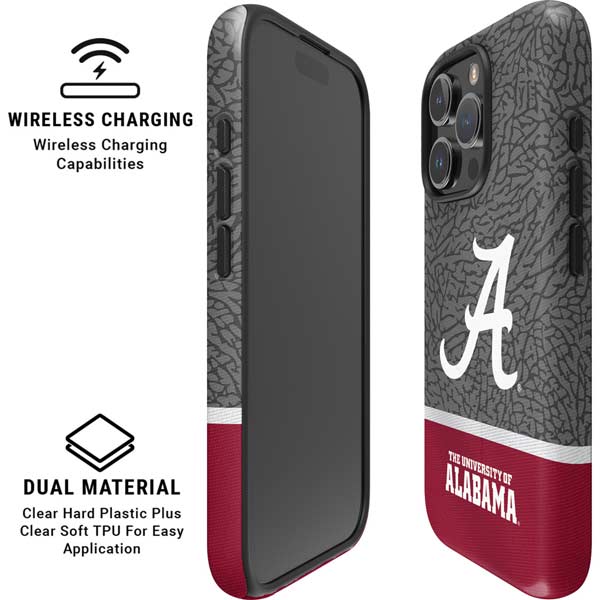 University of Alabama Logo iPhone 16 Pro Max Magsafe Impact Case