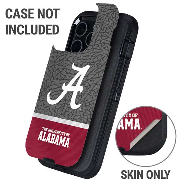 University of Alabama Logo Otterbox Defender iPhone Skin