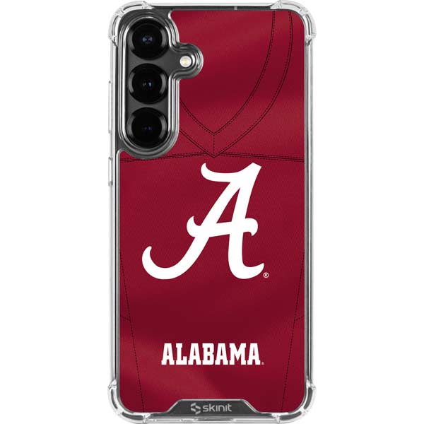 University of Alabama Maroon Jersey Galaxy S26 Plus Clear Case