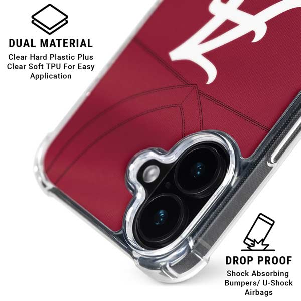 University of Alabama Maroon Jersey iPhone 17 Clear Case