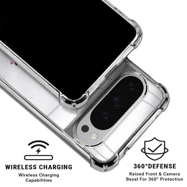 University of Alabama White Jersey Google Pixel 10 Pro Clear Case