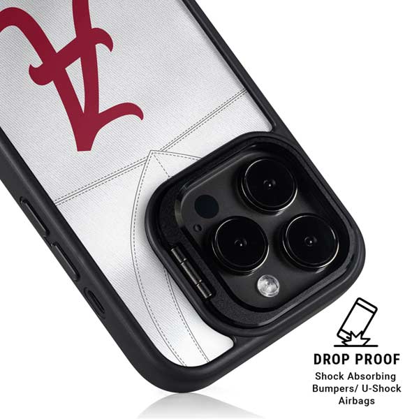 University of Alabama White Jersey iPhone 14 Pro Kickstand Case