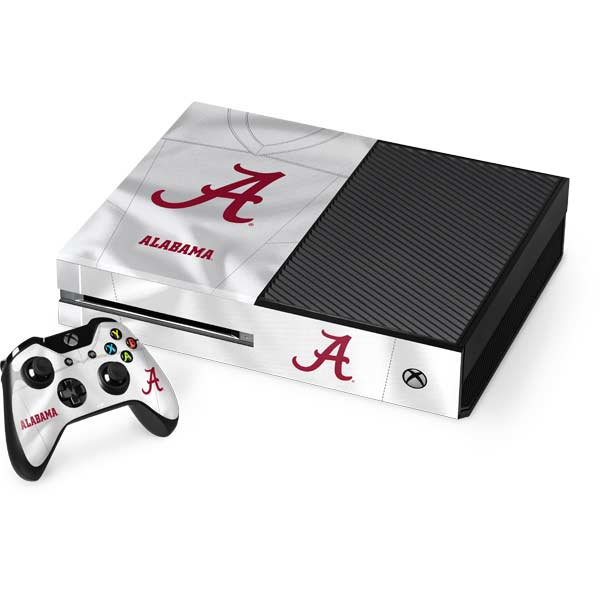 University of Alabama White Jersey Xbox One Skins