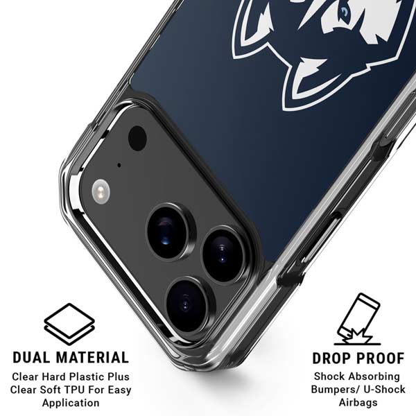 University of Connecticut Huskies iPhone 17 Pro Clear Case