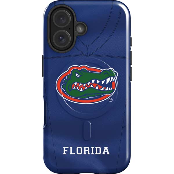 University of Florida Blue Jersey iPhone 16 Magsafe Impact Case