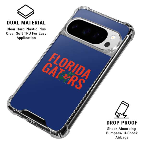University of Florida Gators Google Pixel 10 Pro XL Clear Case