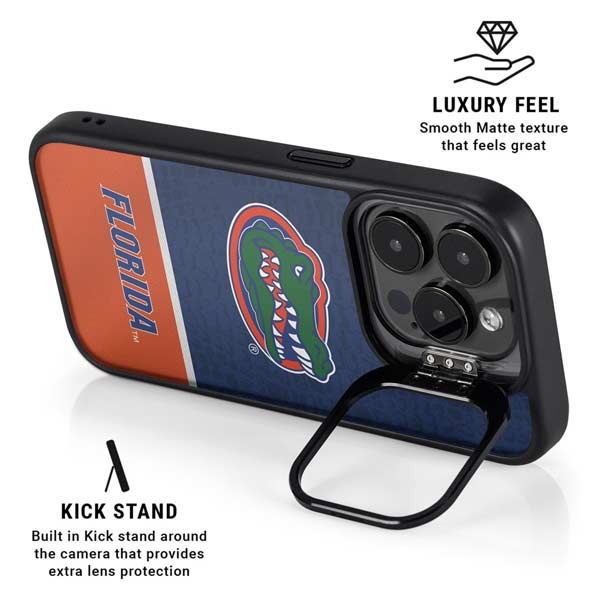 University of Florida Gators Logo iPhone 14 Pro Kickstand Case