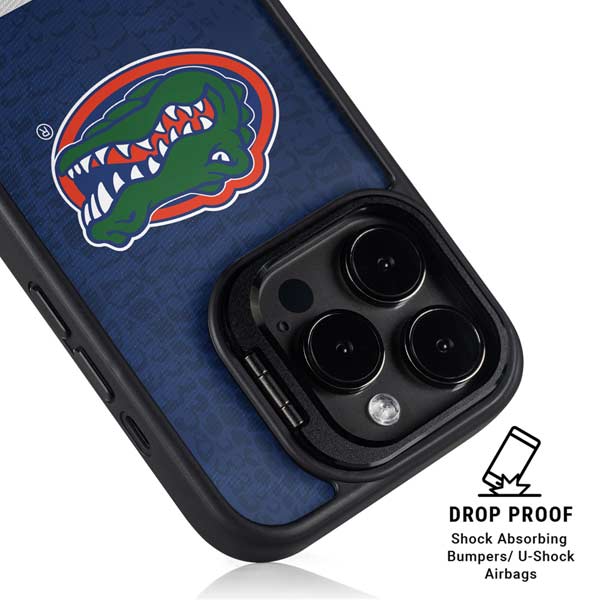 University of Florida Gators Logo iPhone 14 Pro Kickstand Case