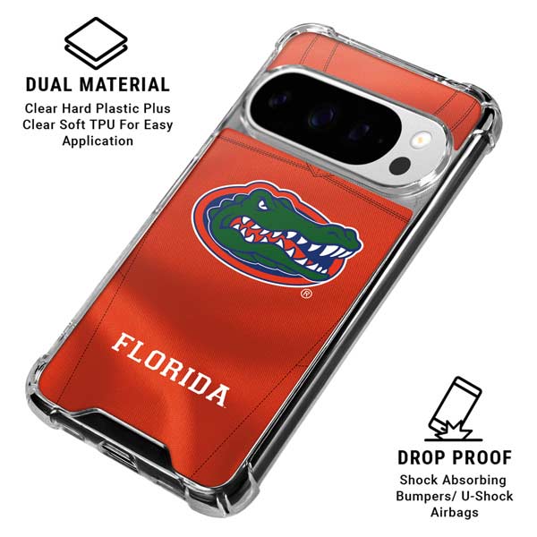 University of Florida Orange Jersey Google Pixel 10 Pro Clear Case