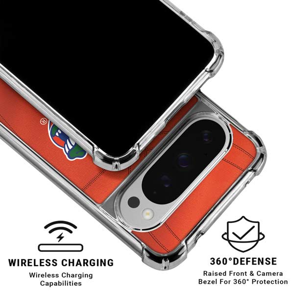 University of Florida Orange Jersey Google Pixel 10 Pro Clear Case