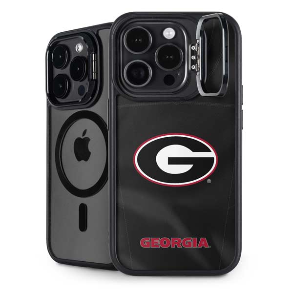 University of Georgia Black Jersey iPhone 14 Pro Max Kickstand Case