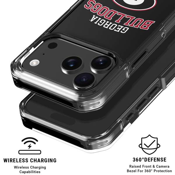 University of Georgia Bulldogs iPhone 17 Pro Clear Case