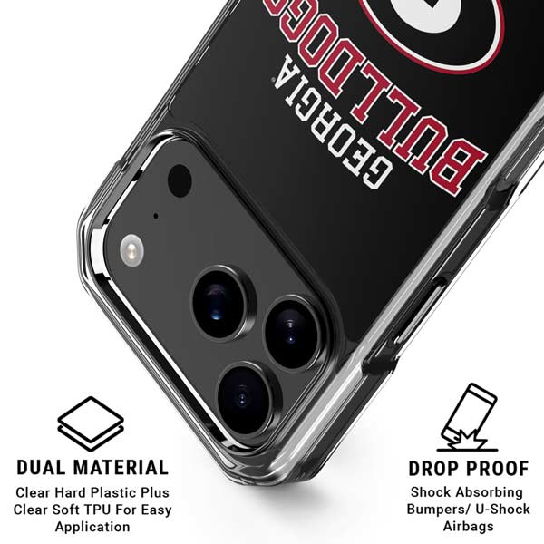 University of Georgia Bulldogs iPhone 17 Pro Clear Case