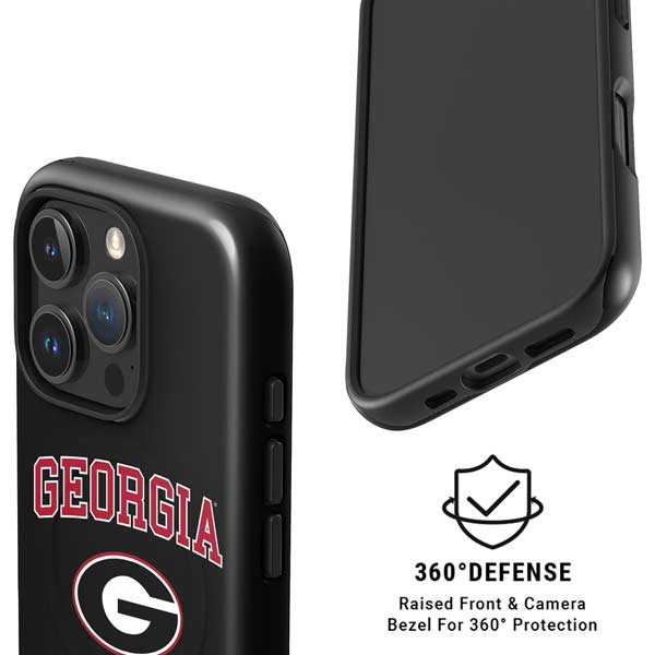 University of Georgia Collegiate Text iPhone 16 Pro Magsafe Impact Case
