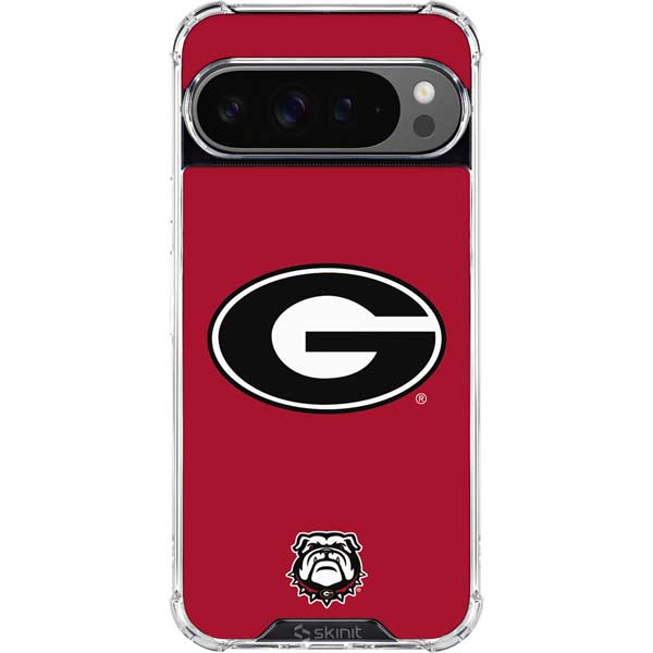 University of Georgia Logo Red Google Pixel 10 Pro XL Clear Case
