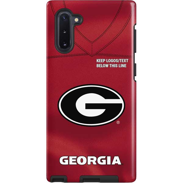 University of Georgia Red Jersey Galaxy Cases