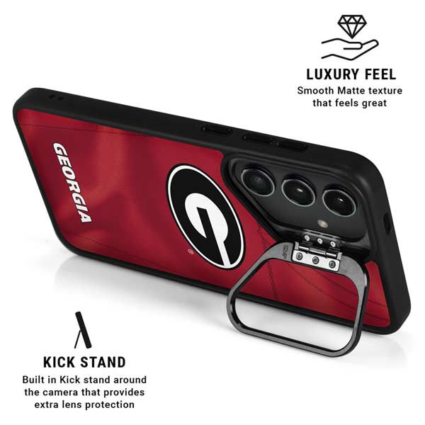University of Georgia Red Jersey Galaxy S26 Plus Kickstand Case