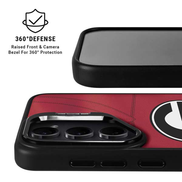 University of Georgia Red Jersey Galaxy S26 Plus Kickstand Case
