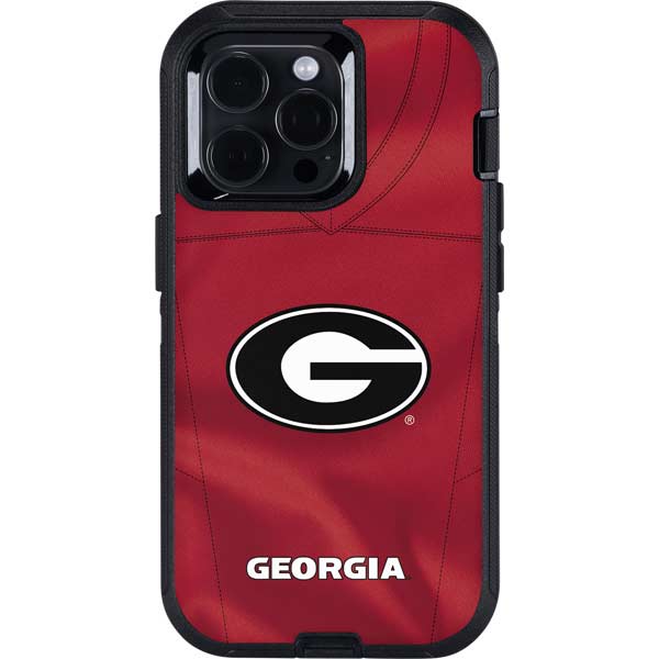 University of Georgia Red Jersey Otterbox Defender iPhone Skin