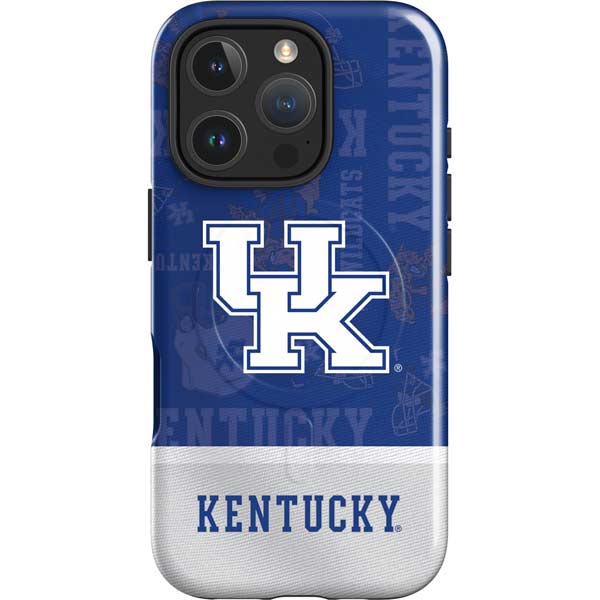 University of Kentucky Jersey Split iPhone 16 Pro Max Magsafe Impact Case