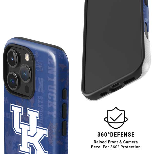 University of Kentucky Jersey Split iPhone 16 Pro Max Magsafe Impact Case