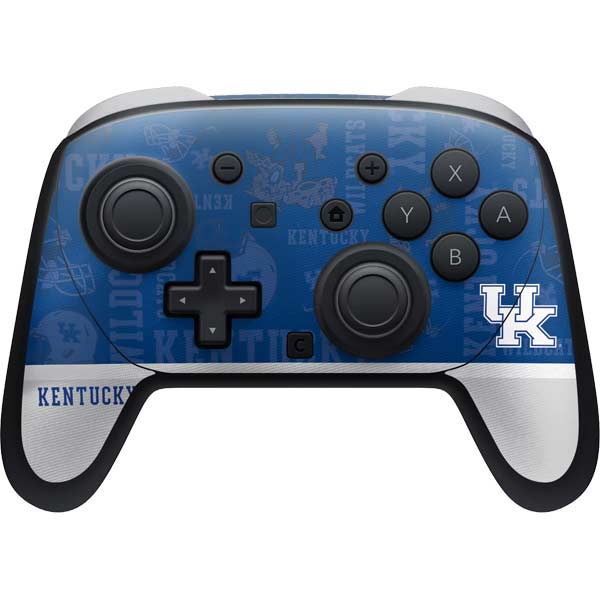 University of Kentucky Jersey Split Nintendo Switch 2 (2025) Pro Controller Skin