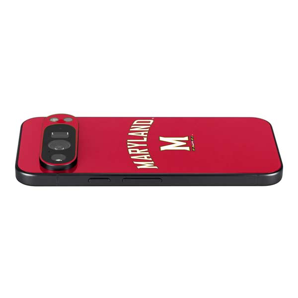University of Maryland Collegiate Text Red Google Pixel 10 Pro XL Skin