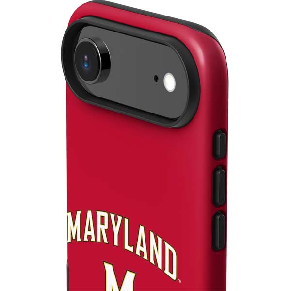 University of Maryland Collegiate Text Red iPhone 17 Air Impact Case