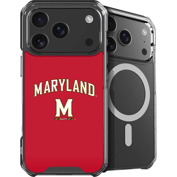 University of Maryland Collegiate Text Red iPhone 17 Pro MagSafe Case