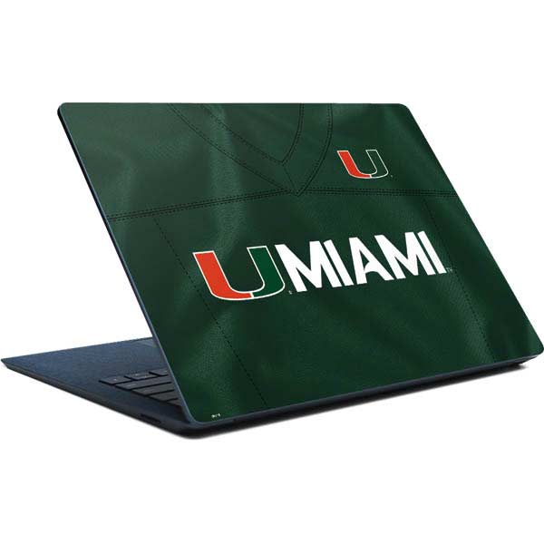 University of Miami Green Jersey Surface Laptop Skin