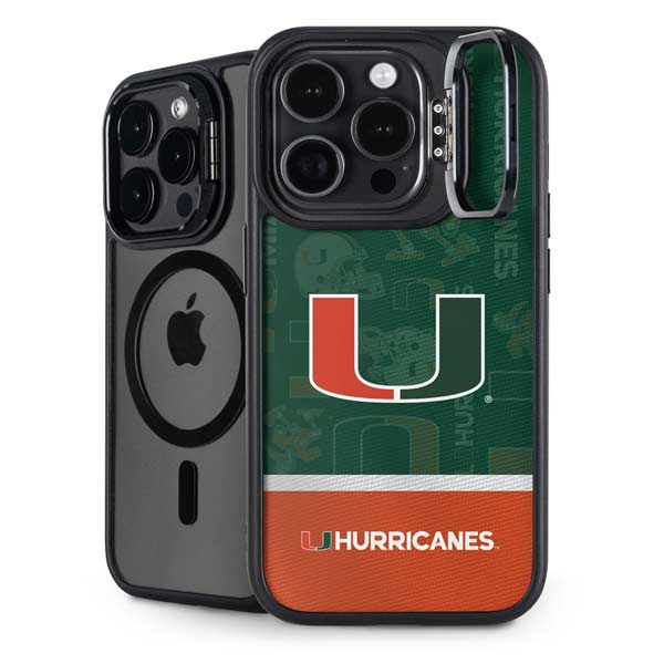 University of Miami U Hurricanes iPhone 14 Pro Kickstand Case