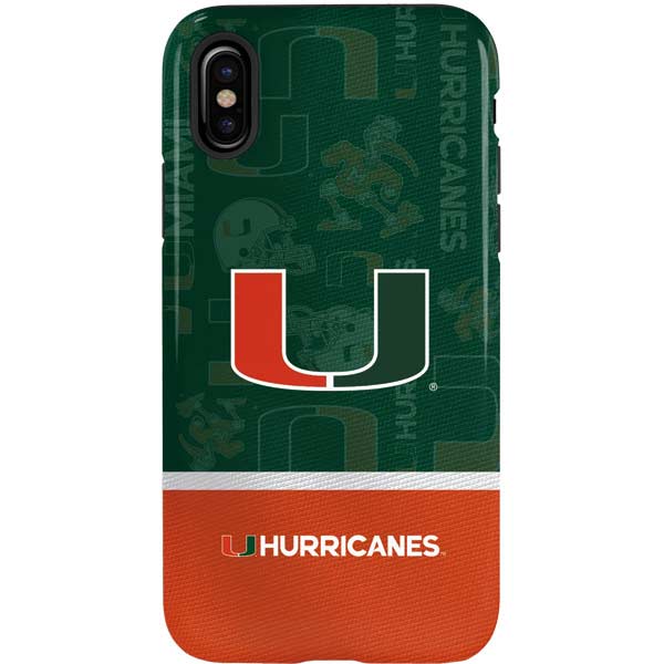 University of Miami U Hurricanes iPhone XS Pro Case