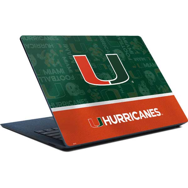 University of Miami U Hurricanes Surface Laptop Skin