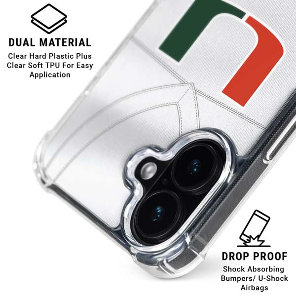 University of Miami White Jersey iPhone 17 MagSafe Case