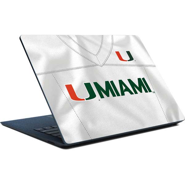 University of Miami White Jersey Surface Laptop Skin