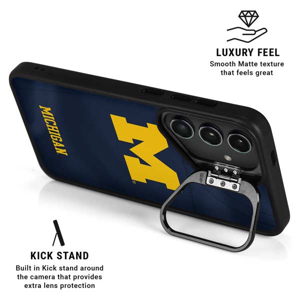 University of Michigan Blue Jersey Galaxy S26 Ultra Kickstand Case