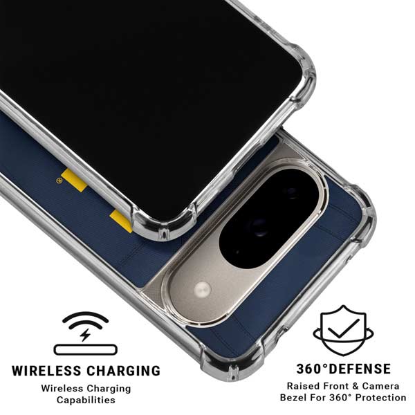 University of Michigan Blue Jersey Google Pixel 10 Clear Case