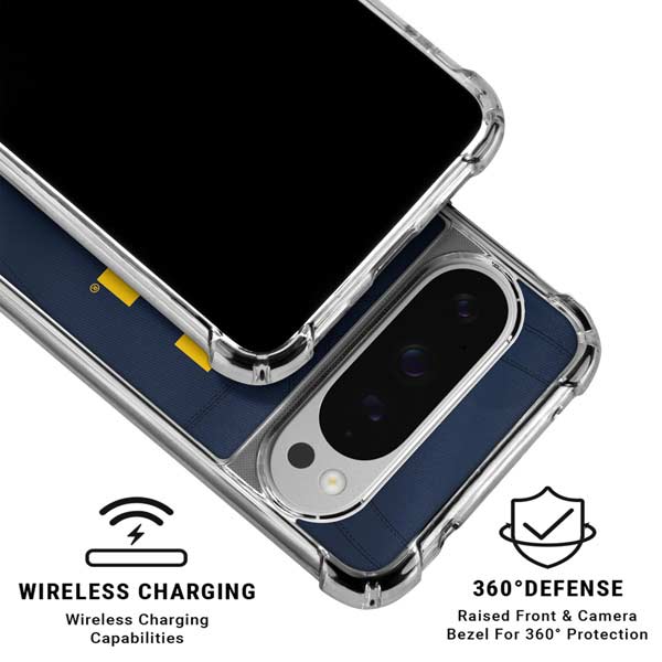 University of Michigan Blue Jersey Google Pixel 10 Pro Clear Case