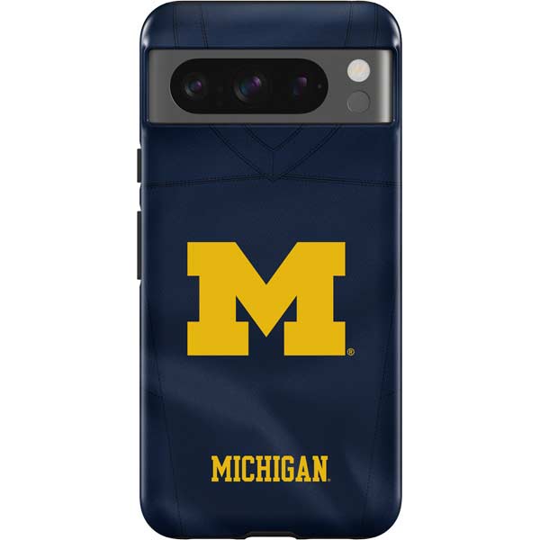 University of Michigan Blue Jersey Pixel Cases