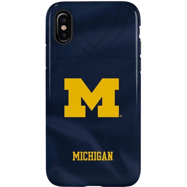 University of Michigan Blue Jersey iPhone XS Pro Case