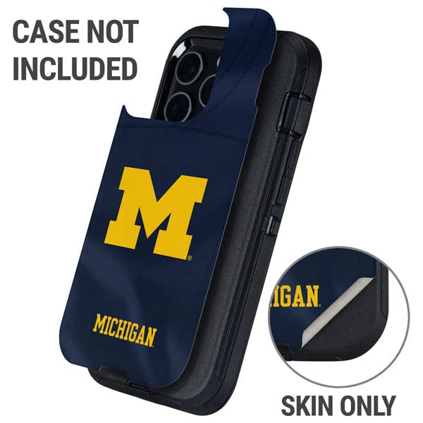 University of Michigan Blue Jersey Otterbox Defender iPhone Skin