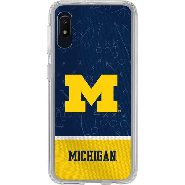University of Michigan Jersey Split Galaxy Cases