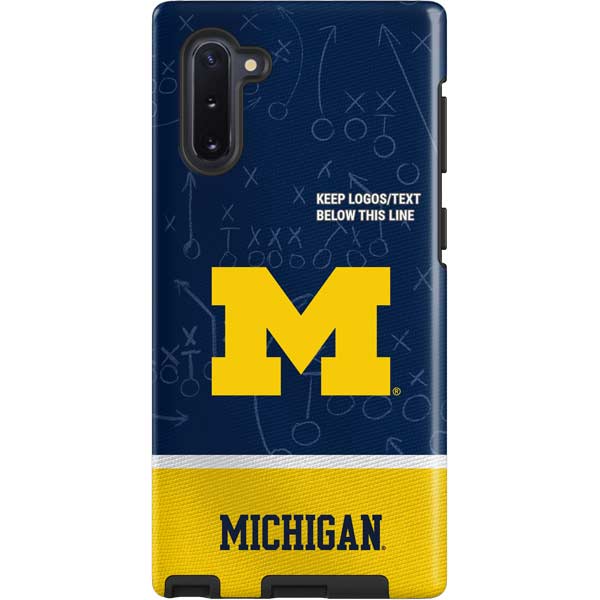 University of Michigan Jersey Split Galaxy Cases