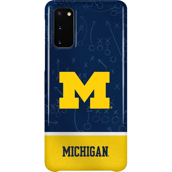 University of Michigan Jersey Split Galaxy Cases