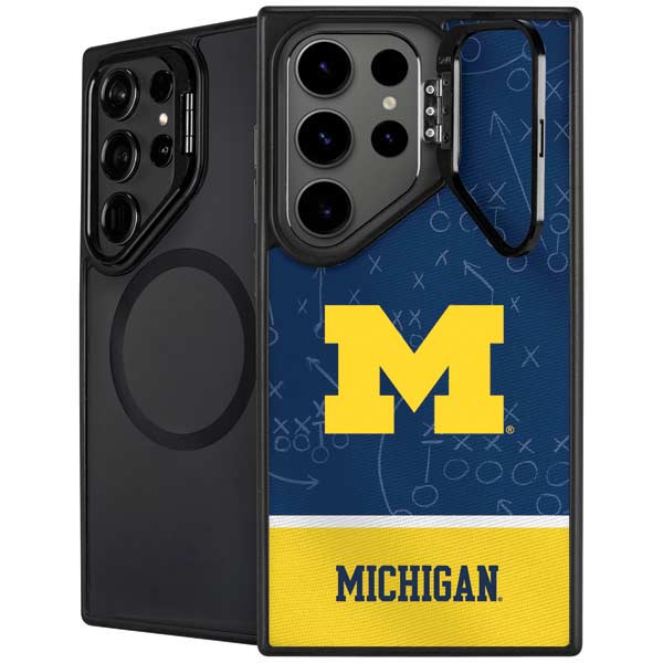 University of Michigan Jersey Split Galaxy Cases