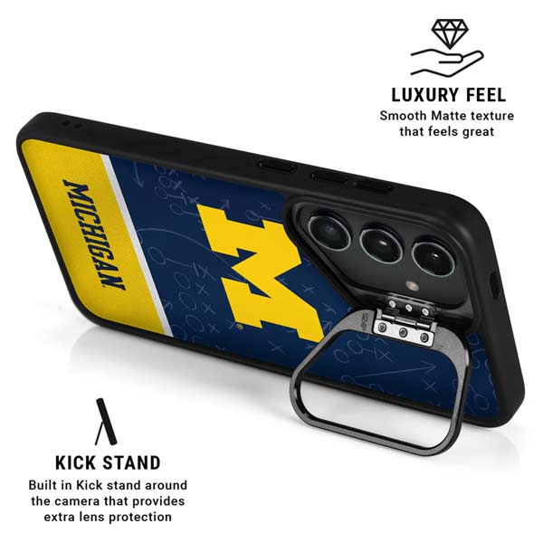 University of Michigan Jersey Split Galaxy S26 Kickstand Case