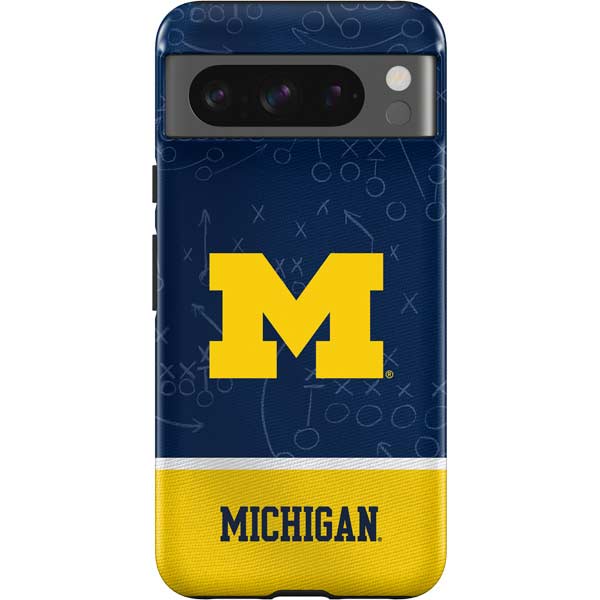 University of Michigan Jersey Split Pixel Cases