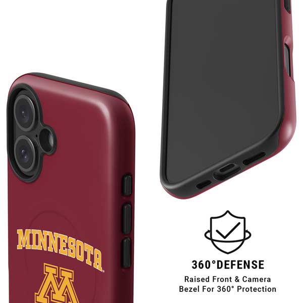 University of Minnesota Collegiate Text iPhone 16 Plus Magsafe Impact Case