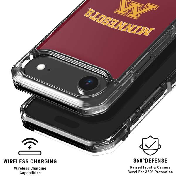University of Minnesota Collegiate Text iPhone 17 Air Clear Case
