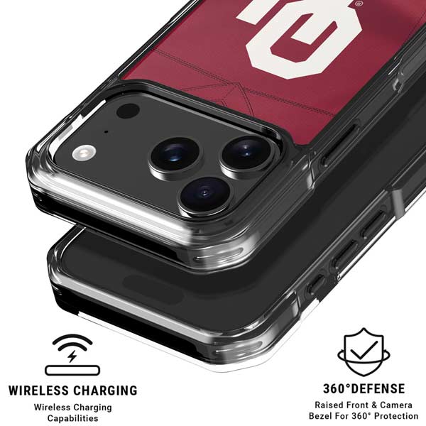 University of Oklahoma Red Jersey iPhone 17 Pro MagSafe Case